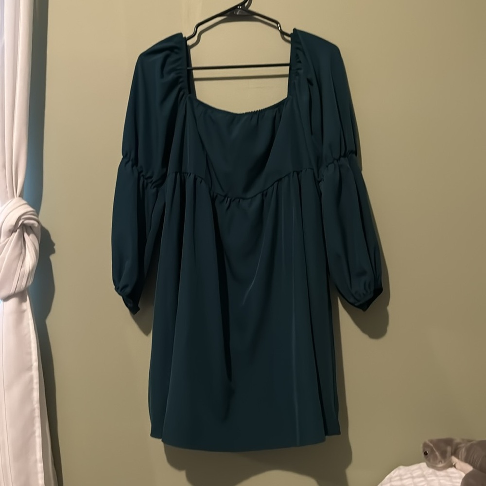 Mini long sleeve dress